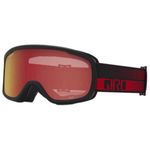 Giro Roam Ski/Snow Goggles - Red Flow - Amber/Yellow Lens