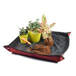 Upaaj's Premium Gardening & Repotting Mat for Plants | Sturdy Handmade Foldable Mat | Drain mats for Terrace Garden | Unique Earthing mat for Seedling Tray | Waterproof Gardening mat | Garden mat