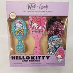 Wet Brush + goody detangling accessory bundle- limited edition- Hello Kitty and friends brush set with scrunchies