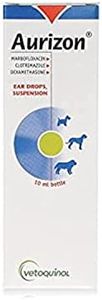 Vetoquinol Aurizon Ear Drops Suspension For Otitis in Dogs - 10ml- Prescription Required