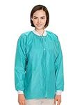 AMZ Teal Disposable Lab Jackets for