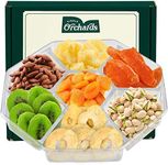 Mixed Nuts and Dried Fruit – Delicious Eddible Arrangements Basket – Box Full of Freshness – Convenient Dried Fruit and Nut Party Pack Green