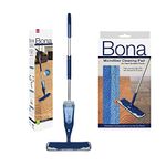 Bona Hardwood Floor Spray Mop, includes 28.75 oz. Cartridge with Free Bona Microfiber Applicator Pad by Bona