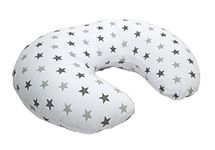 Cuddles Collection Twinkle Star Nursing Pillow (Silver)