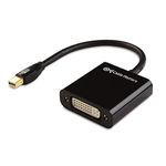 Cable Matters Mini DisplayPort to DVI Adapter (Mini DP to DVI) in Black - Thunderbolt | Thunderbolt 2 Port Compatible