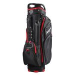 Axglo Golf Cart Bag | Golf Bag | A181 Lightweight 14 Full Length Dividers | Shoulder Straps |Multiple Pockets (Black)