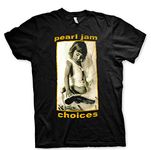 Pearl Jam Crayons Eddie Vedder Ten Vs Vitalogy Official Tee T-Shirt Mens Unisex (X-Large) Black