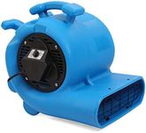 MOUNTO 3-Speed 3/4HP 3000CFM Air Mover Floor Carpet Dryers for Cooling, Drying, Air Circulation