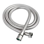 HOMEIDEAS 60 inches Shower Hose, 5 feet Long 304 Stainless Steel Handheld Shower Head Hose Replacement, Flexible Hose Extension