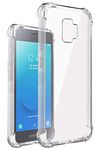 Samsung Galaxy J2 Core - Soft Silicone Shockproof Bumper Case Back Cover in Transparent[Air Cushion Technology]-for Samsung Galaxy J2-Core