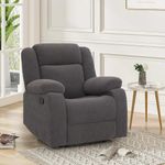 Duroflex Avalon - Fabric Single Seater Recliner - Grey
