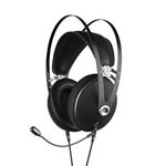 Meze 99 Neo | Wired Over-Ear Headphones with Mic and Self Adjustable Headband | Closed-Back Headset for Audiophiles | Gaming | Podcasts | Home Office (NEO + Boom Mic)