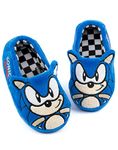 SONIC THE HEDGEHOG Slippers For Kids | Boys Girls Embroidered Face 3D Ears Pyjamas Shoes | Plush Toy House Mules UK Child 12