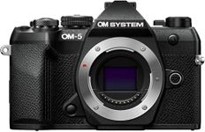 OM SYSTEM OM-5 Mark II MFT Camera, 20 MP Live MOS Sensor, 5-Axis Image Stabilisation, IP53 Weather-proof Sealing, Handheld High Res Shot 50 MP, Black