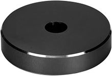 Plate Adapter, Turntable Adapter, 45 RPM Turntable Adapter, Large Hole Conversion Sheet, Black Clamp Adapter for Most Large Hole Records (Black)