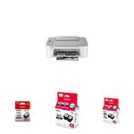 Canon PIXMA TS3420 Wireless Inkjet Printer (White) with Ink