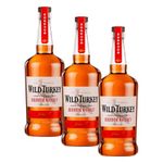 Wild Turkey Kentucky Straight Bourbon Whiskey 70 cl, 40.5 Pour cent ABV - Cocktail Bourbon Whiskey (Pack of 3)