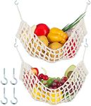 2 Pcs 11.8 x 20 Inch Macrame Fruit 