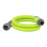 Flexzilla Garden Lead-in Hose with SwivelGrip, 5/8 in. x 5 ft, Heavy Duty, Lightweight, Drinking Water Safe - HFZG505YWS