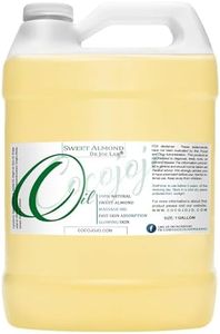 Sweet Almond Massage Oil - Cocojojo, 1 Gallon (128 oz), Almond, Jojoba, Emu, Argan - Natural Carrier Oil Blend for Massage Therapy, Aromatherapy, Moisturizer, Essential Oils,