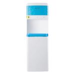 amazon basics Hot and Cold Floor Standing Water Dispenser, Top Loading, 20Litre White & Blue Deco
