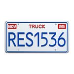 Toy Story | RES1536 | Metal Stamped License Plate