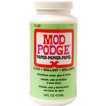 Mod Podge Waterbase Sealer, Glue and Finish for Paper (16-Ounce), CS11239 Gloss Finish