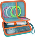 Universal 3D Pen Case Compatible with SCRIB3D P1/Advanced,for MYNT3D Super/Professional,for 3Doodler Start+/Flow/Pro 3D Printer Pens & Filament Refills.Gift for Kid Teen Crafter- Drak Green