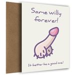 Rude Engagement Card - Perfect for Daughters, Sisters, LGBTQ+ Pals & Hen Parties! Cheeky Gay Wedding Card