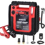 1600 Amp Jump Starter with Air Compressor, acetek Car Battery Jump Starter 260 PSI Tire Inflator, 20000mAh 12V Auto Lead-Acid Battery Booster (Up to 6L Gas or 6L Diesel Engine) with LED Light & USB