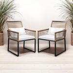 Groverdi Outdoor Wicker Dining Chai