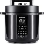 Nutricook Smart Pot 2, 8 Liters, 9 In 1 Electric Pressure Cooker, Slow Cooker, Rice Cooker, Steamer, Sauté Pot, Yogurt Maker & More, 12 Smart Programs With New Smart Lid, 2 Years Warranty