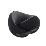 upsimples Neck Pillow for Travel, 100% Pure Memory Foam Soft Pillow for Airplane Sleeping U Shaped Pillow for Head, Chin Support Rest Pillow (Black)