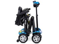 eDrive Electric – Removable Lightweight Battery – Automatic Folding – Travel Mobility Scooter with Heavy Duty Travel Case