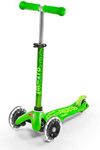 Micro Mini Deluxe LED Kick Scooter (Green)