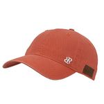 RRvane Vintage Washed Twill Cotton Dad Hat - Soft Unstructured Adjustable Baseball Cap Orange