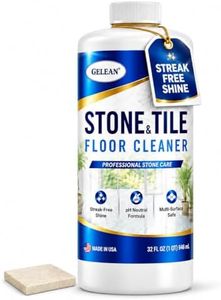 Stone & Tile Floor Cleaner, 32 oz Concentrate Makes Up to 16 Gallons, pH Neutral Formula, Streak-Free Cleaner for Granite, Marble, Ceramic, Porcelain, Slate, Vinyl & Sealed Natural Stone, Made in USA