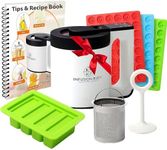 Roman Ventures 2-In-1 Decarboxylator & Magic Butter Maker Machine & Oil Infuser Machine -Compact Design Includes Herbal Recipe Book & All Accessories