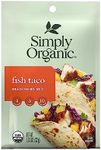 Simply Organic Fish Taco Seasoning, Certified Organic | 1.13 oz | Pack of 3