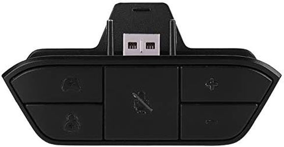 Bewinner Dust-proof Stereo Headset Adapter for Xbox One with Game Control & Stereo Sound Synchronization, Universal Headphone Adapter for Wired Stereo Gaming Headsets