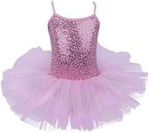 FEESHOW Girls Sequined Camisole Bal