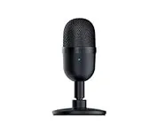 Razer Seiren Mini USB Condenser Microphone: for Streaming and Gaming on PC - Professional Recording Quality - Precise Supercardioid Pickup Pattern - Tilting Stand - Shock Resistant - Classic Black