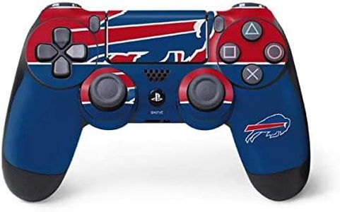 Skinit Decal Gaming Skin Compatible with PS4 Controller - Officially Licensed NFL Buffalo Bills Zone Block Design