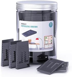50 Piece Cales en plastique, plastic Wedges for Leveling, cale pour meuble,cale caoutchouc， pour meubles,Table, Chair, Cabinet, Table Feet, Cales polyvalentes pour le bricolage et le travail