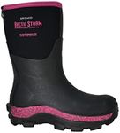 Dryshod Womens Arctic Storm Extreme-Cold Conditions Winter Mid Boot, Black/Blue, 8