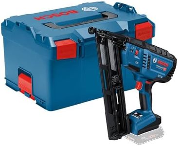 Bosch Professional 18V System Akku Holznagler GNH 18V-64 MD (Einzel-/Kontaktschussauslösung, für folgende Nägel geeignet: 32–64 mm, inkl. L-BOXX, ohne Akku/ Ladegerät)