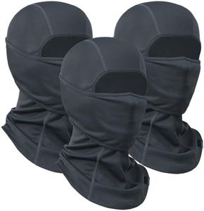 Balaclava Ski Mask 3 Pieces Full Face Cover for Men and Women Sun Protection Breathable shiesty mask for Skiing