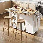 Gizoon Rolling Kitchen Island with 