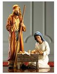 Set of 3 Deluxe Holy Family 12 inch Polystone Nativity Figurines