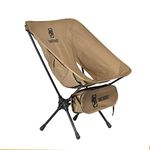 OneTigris PROMENADE Folding Camping Chair, 150kg Capacity Compact Outdoor Chair for Camping Hiking Garden Travel Beach Picnic Lightweight Backpacking